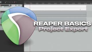 REAPER BASICS: Save a Reaper project including all stems & raws