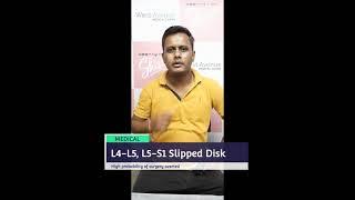 L4-L5 & L5-S1 Disk Slipped treated with Medicines and Exercise alone. #drfaizan #spinespecialist