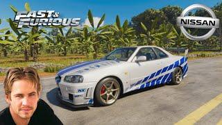 Paul Walker's Nissan Skyline R34 Build Tutorial | The Crew Motorfest