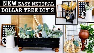 EASY DOLLAR TREE DIY'S | NEW HOME DECOR IDEAS | FALL DIY'S