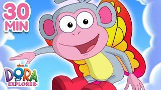 Boots Best Adventures with Dora!  | 30 Minutes | Dora the Explorer