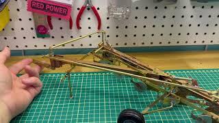 Massey Ferguson 880 plow - 1/16 scale 8 furrow with on-land hitch (video # 20)