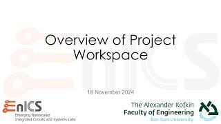 RTL2GDS Demo preface: Project Workspace Overview