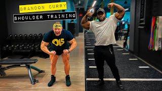 SHOULDER WORKOUT with Mr. Olympia BRANDON CURRY and Marc Lobliner