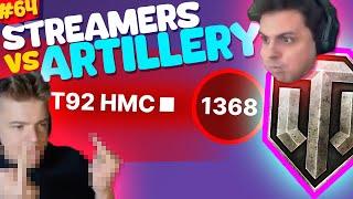 #64 Streamers vs Artillery | World of Tanks Funny Moments