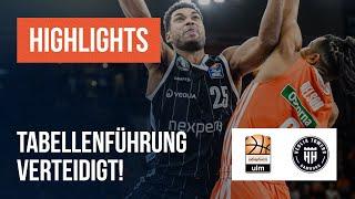 Tabellenführung verteidigt! ratiopharm ulm - Veolia Towers Hamburg - BBL Highlights