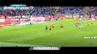 Puebla vs Cruz Azul 2-1 jornada 10 2015