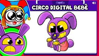 Pomni e Jax DESENHARAM o Circo Digital BEBÊ no Gartic Phone