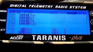 FLAP SET UP OPEN TX TARANIS / RADIOMASTER / JUMPER