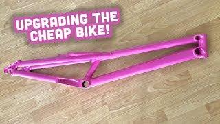 Cheap Bike Episode 3 : New Paint & New Parts At Tartybikes