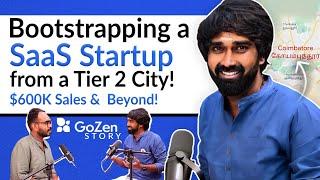 Learn to Build a Product Based Company Ft. Ambi Moorthy | GoZen Bootstrapped to $600,000