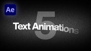 5 Viral Text Animations In After Effects