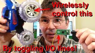 Wirelessly control 49 MHz toy with I/O line flipping on Pi Pico