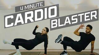 4-MINUTE CARDIO BLASTER 2.0 | Tabata For Beginners