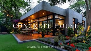 Minimalist Modern Concrete House & Timeless Elegance