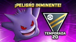 ¡GENGAR OSCURO con PUÑO SOMBRA MEJORADO y ONDA CERTERA en LIGA ULTRA (2500 PC)! - PVP GBL POKEMON GO