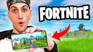 I played Fortnite on MOBILE... Ft SypherPK, Scoped & DuckyTheGamer