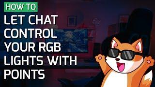 How to let Twitch chat control your RGB lights with channel points