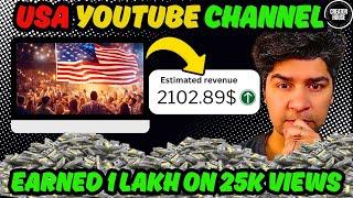 I started a USA channel and this happened | Best text to video generator of faceless youtube channel