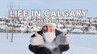 LIFE IN CALGARY: Our first snow