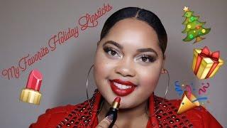 My Favorite Holiday Lipsticks | Kelsee Briana Jai