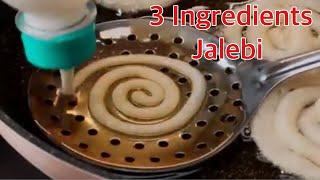 3 ingredients Jalebi Recipe - Instant Jalebi Recipe - How to make Jalebi - Perfect Jalebi Recipe