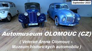 Automuseum OLOMOUC (CZ) - September 2023 (Veteran Arena Olomouc - Muzeum historickych automobilu)