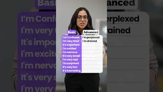 Basic vs Advanced English - Daily Used Phrases | Learn English With Ananya #learnex #hinditoenglish