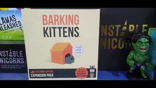 Exploding Kittens 3rd Expansion Barking Kittens (featuring First Edition Base Set / 1st EP / 2nd EP)