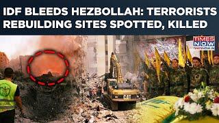 IDF Bleeds Hezbollah: Terrorists Rebuilding Sites Spotted, Killed In Lebanon| Israel Jets In Action