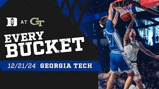 Duke 82, GA Tech 56 | Every Bucket (12-21-24)