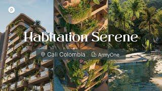 Nature-embraced Apartment Building in Colombia | How D5 Animation Rendering Helped Marketing Success