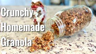 Best Homemade Granola! / How to Make Crispy Granola / How to Make Granola for Yogurt Parfait