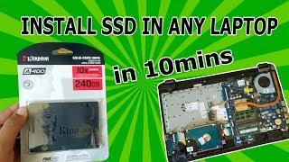 Kingston A400 240GB SSD Unboxing and Installation in Laptop | Best SSD under ₹2500