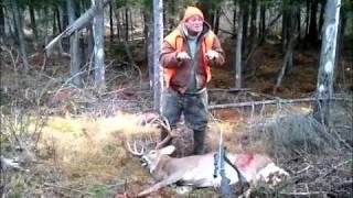 10 POINT BUCK BAGGED AND TAGGED (footage of kill shot)