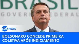 AO VIVO: Bolsonaro concede primeira entrevista coletiva após ser indiciado pela PF