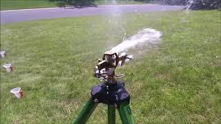Will elevating an impact sprinkler improve performance?  Orbit 58308