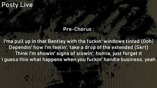 Post Malone - Sugar Wraith (Lyrics)