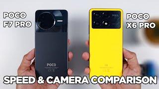 POCO F7 Pro vs POCO X6 Pro SPEED TEST & CAMERA Comparison | Zeibiz