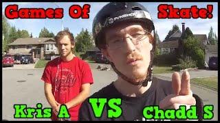 Games Of Skate For New Pro Series Punisher Skateboard (Chadd Sinclair VS Kris Abramovic)