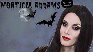Morticia Addams Halloween makeup tutorial