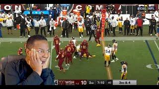 NFL Week 10, 2024 My REACTION - The Washington Commanders Vs The Pittsburg Steelers