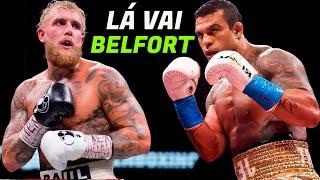 VITOR BELFORT INTIMA JAKE PAUL para LUTA DE BOXE