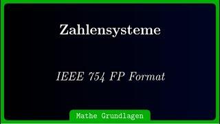 Convert decimal numbers to IEEE 754 floating point format with single precision