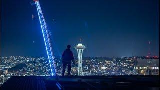 Seattle’s Illegal Crane Climbers