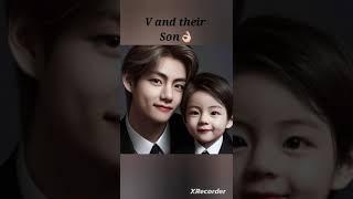 V's cute little boy version #cute #fyp #youtubeshorts #v #btsarmy 