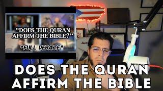 DEBATE "Does the Quran Affirm the Bible?" DeenResponds Vs Chris at Speakers Corner | Rican Muslim