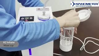 Hydrogen mist inhaler mixer cup from Nanometer  Energy Co., Ltd.