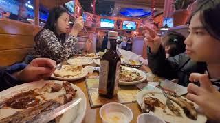 DINING at TEXAS ROADHOUSE a LEGENDARY STEAK RESTAURANT in WESTERN CUISINE|LAS VEGAS