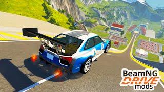 Saltos y Choques Epicos#1 Barrancos Colisiones Vehiculos - EPIC CAR CRASH BeamNG drive HD1440p